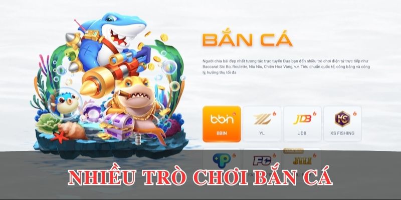 Nhiều trò chơi bắn cá hay chỉ có tại TD88